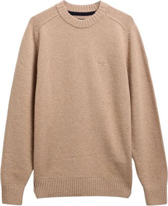 Barbour Jersey de cuello redondo Newtown - Knitwear - Hombre - Beige - XL
