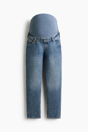 H&M MAMA Slim Mom Ankle Jeans - Denimblau
