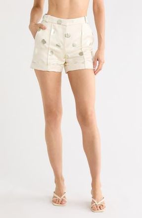Longchamp Foil Dot Shorts in Ivory at Nordstrom Rack, Size 4 Us / 36 Fr