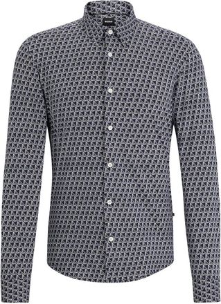 HUGO BOSS Casual Shirts - Heren - Casual Overhemden - Veelkleurig - S - Overhemden