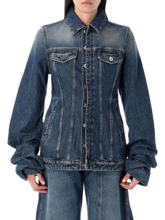 Jean Paul Gaultier Faded Blue Denim Jacket
