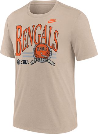 Nike Cincinnati Bengals Rewind Nike Mens NFL T-Shirt in Brown | NJFD05Y8XV-KCB