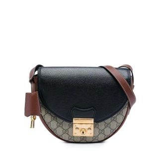 Gucci Pre-owned Vintage Crossbody Bag - Dames - Pre-owned - Veelkleurig - Maat: ONE Size Leer