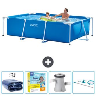 Intex Piscina Con Estructura Rectangular - 260x160x65 Cm - 7-piezas Scb14