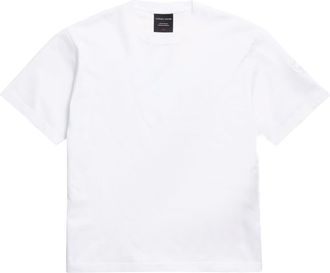 Canada Goose White Cotton T-Shirt with Classic Crew Neckline
