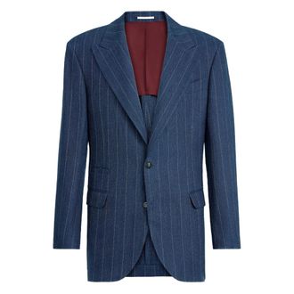 Brunello Cucinelli Chalk-stripe Blazer
