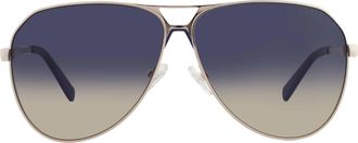 Guess Blue Gradient Pilot Mens Sunglasses GU00069 32W 63