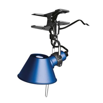 Artemide Tolomeo Micro Pinza Klemmleuchte, blau