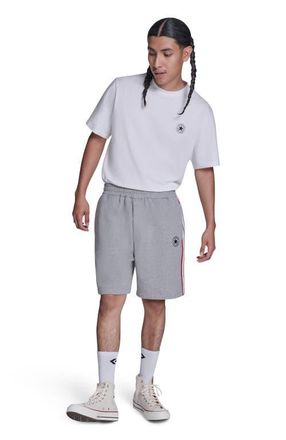 Converse Chuck Taylor Sweatshort in Vintage Grey Heather at Nordstrom, Size X-Large