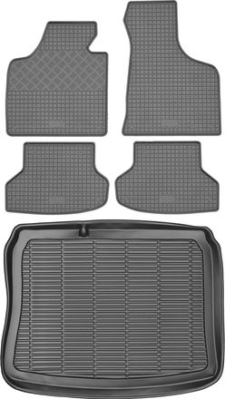OEM Juego De Alfombrillas De Goma Para Audi A3 Ii 8p Sportback (2004-2012) + Alfombrilla Para El Maletero