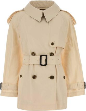 Burberry Beige Cotton Trench Coat