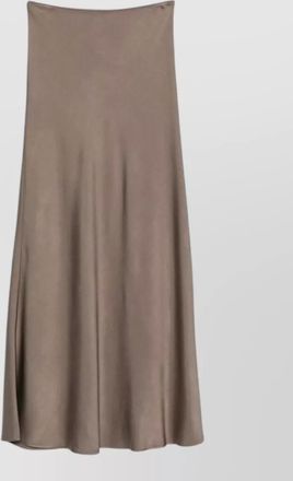 Fabiana Filippi satin maxi bias-cut skirt