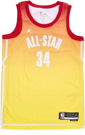 Nike Giannis Antetokounmpo All Star Tanktop - Heren - Fitness - Geel - M - Polyester - Fitness