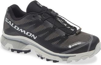 Salomon XT-4 OG GTX Gore-Tex Waterproof Sneaker in Black/Black/Lunar Rock at Nordstrom, Size 11.5