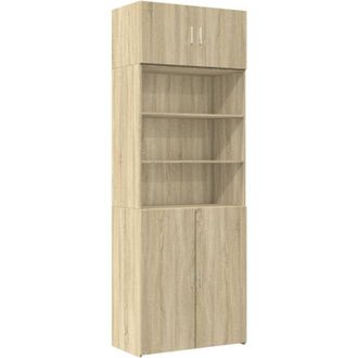 vidaXL Armario De Madera De Ingenier&iacute;a Roble Sonoma 80x42,5x225 Cm Vidaxl