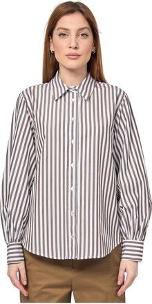 iBlues Donna, Camicette, Marrone, M, new