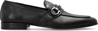Ferragamo Loafers van zadelleer - Heren - Loafers - Zwart - 38 EU - Leer - Schoenen