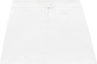 Courr&egrave;ges Reedition Vinyl Mini Rok - Dames - Korte rokken - Wit - S - Rokken