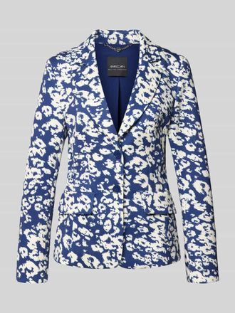 Marc Cain Slim Fit Blazer mit Pattentaschen in Royal, Gr&ouml;&szlig;e 34