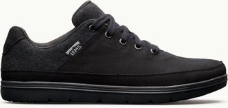 Lems Shoes Womens Chillum Minimalist Lace-Up Shoe In Blackjack