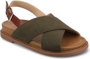 Journee Collection Marina Slingback Sandal in Olive at Nordstrom Rack, Size 6.5