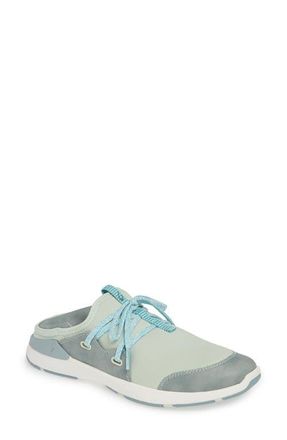 Olukai Miki Li Convertible Sneaker in Pale Moss/Dolphin Fabric at Nordstrom, Size 6