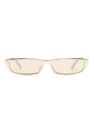 Tom Ford Eyewear Everett square mirrored sunglasses - unisex - Metal - 59 - Gold