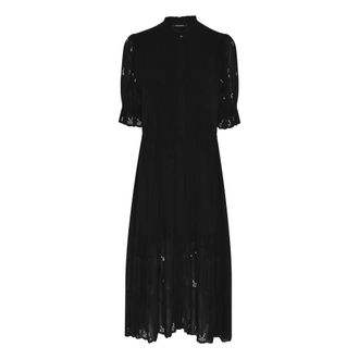 Bruuns Bazaar Kentia BBFinesse jurk - Dames - Casual kleedjes - Zwart - L - Kleedjes