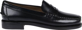 Sebago Classic Dan Black Leather Loafers