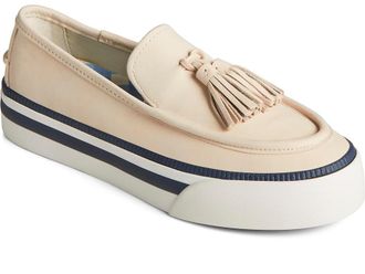 Sperry Top-Sider Sea Sailor Platform Womens Shoes White Leather : 8.5 M (B), Rubber