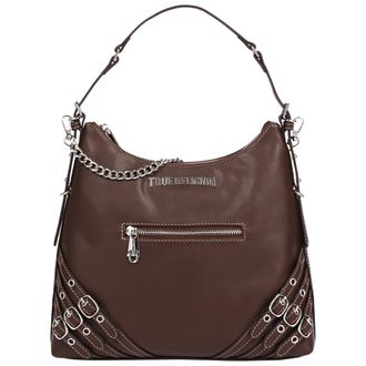 True Religion Triple Straps Large PU Hobo Bag