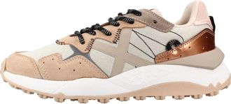 Munich Shibuya Sneaker - Dames - Sneakers - Bruin - 37 EU - Su&egrave;de - Schoenen