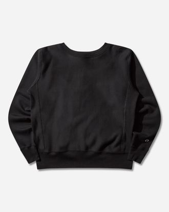 Champion Men s Made in USA Reverse Weave Relaxed Sweatshirt Black