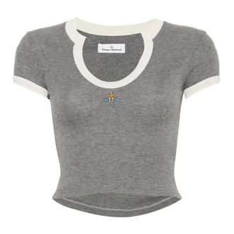 Vivienne Westwood Dames, Tops, Grijs, Maat: M Katoen