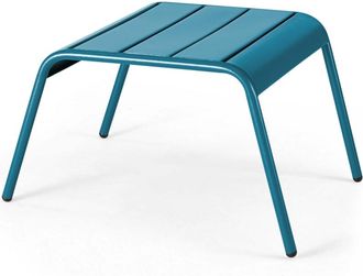 Oviala Reposapi&eacute;s de metal azul pac&iacute;fico