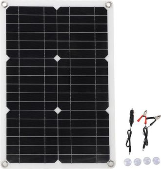 OEM Panel Solar Port&aacute;til De 18 V Y 20 W, Panel Solar Monocristalino Semiflexible E Impermeable Para Carga Solar En Veh&iacute;culos Recreativos Y Yates