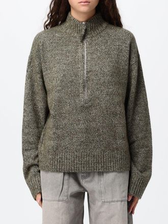 Eleh Dolcevita in misto lana e cashmere con mezza zip e spalle scese