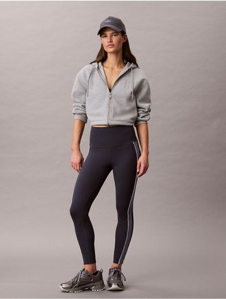 Calvin Klein Calvin Klein Womens Soft Sport Side Stripe 7/8 Leggings - Blue - XL