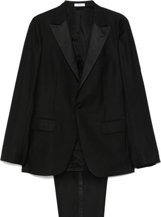 Boglioli Black Wool Suit