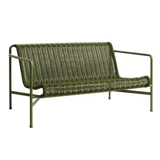 HAY Palissade Cord Lounge Sofa, olive
