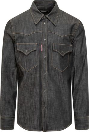 Dsquared2 Black Regular Solid Shirt