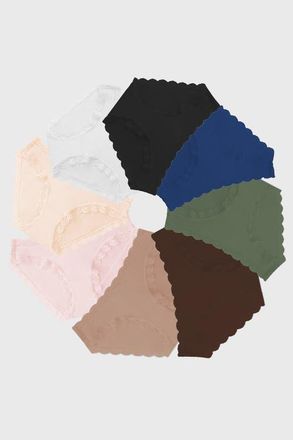 Stripe and Stare Original Knicker Eight Pack in Modern Basics at Nordstrom, Size X-Small Uk