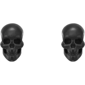 Ed Hardy Mens Skull Stud Earrings in Black at Nordstrom Rack
