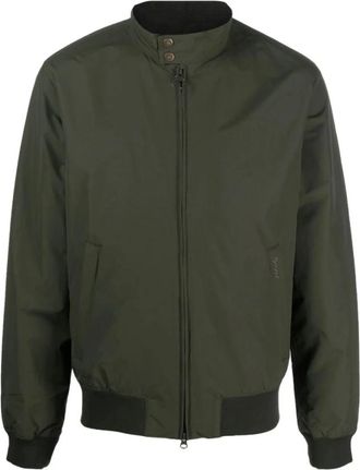 Barbour Olijfgroen Lichtgewicht Katoenen Jas - Heren - Bomber jackets - Groen - L - Katoen - Jassen