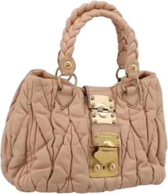 Miu Miu Borsa Pre-owned - - Pre-owned - Donna - Beige - ONE SIZE