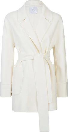 Eleventy Donna, Cappotti, Bianco, M, new