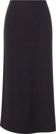 Sessun Murza Gilda Satin Flared Midi Skirt