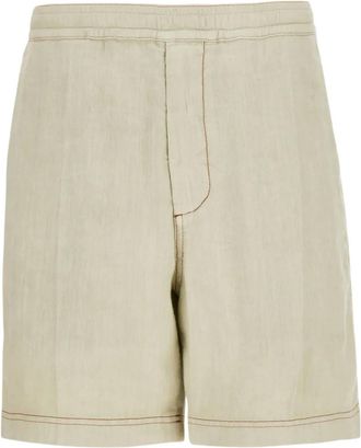 Ferragamo Shorts con vita elasticizzata e tasche - Toni neutri