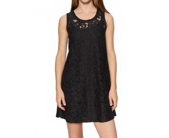 Sanctuary Sunday Best Lace Tank Dress In Black