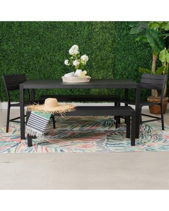 Linon Holland Aluminum 5Pc Dining Set